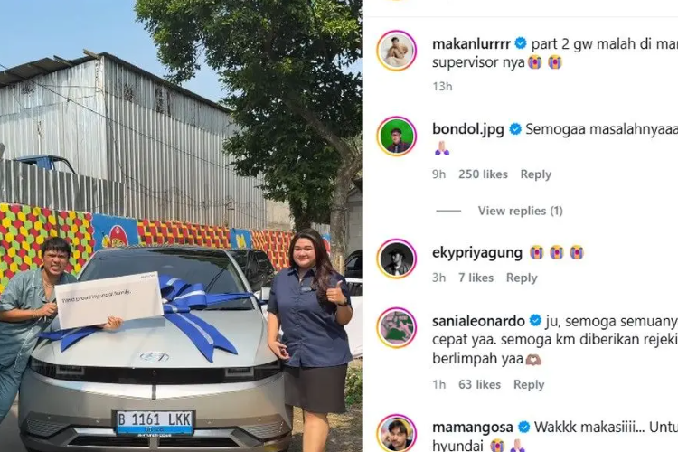 Bikin Heboh! Mobil Listrik Aa Juju Rusak Padahal Baru Beli, Pihak Hyundai Sampaikan Permintaan Maaf